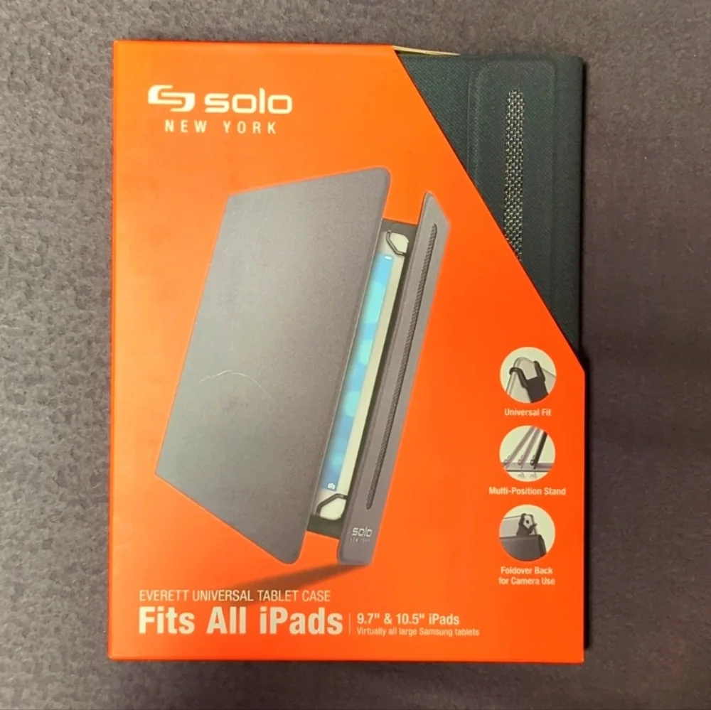 New Solo New York Everett Universal Tablet Case in Light Grey